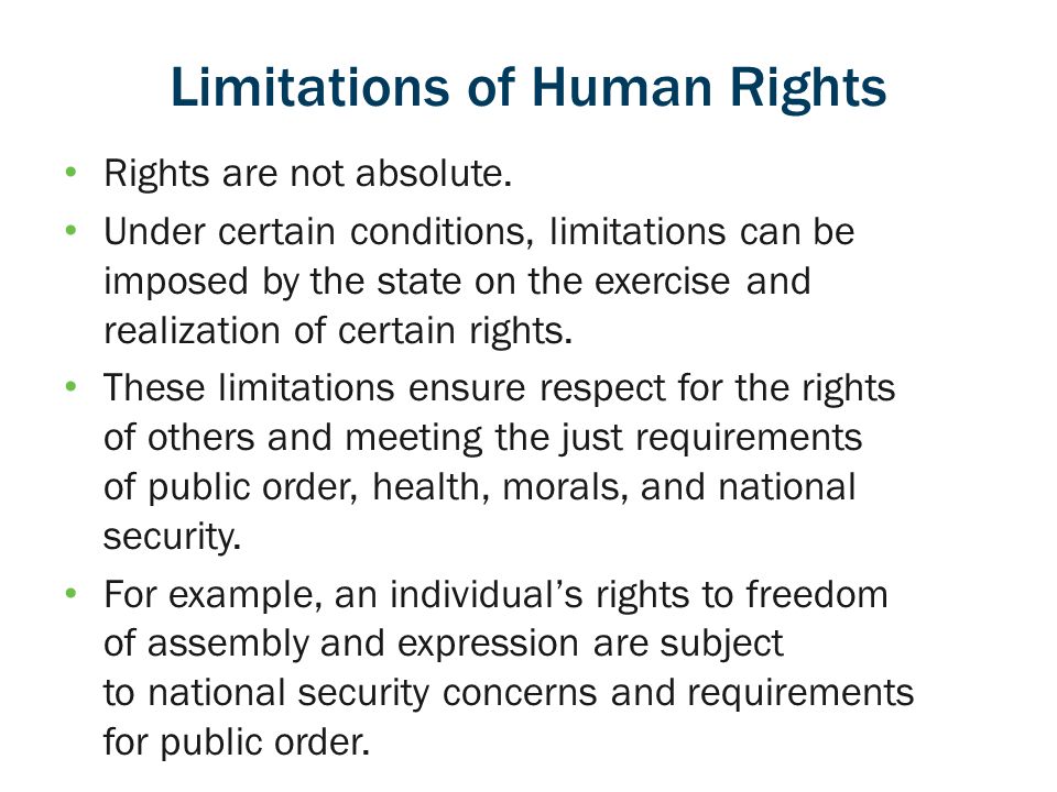 Individual rights and public order essay